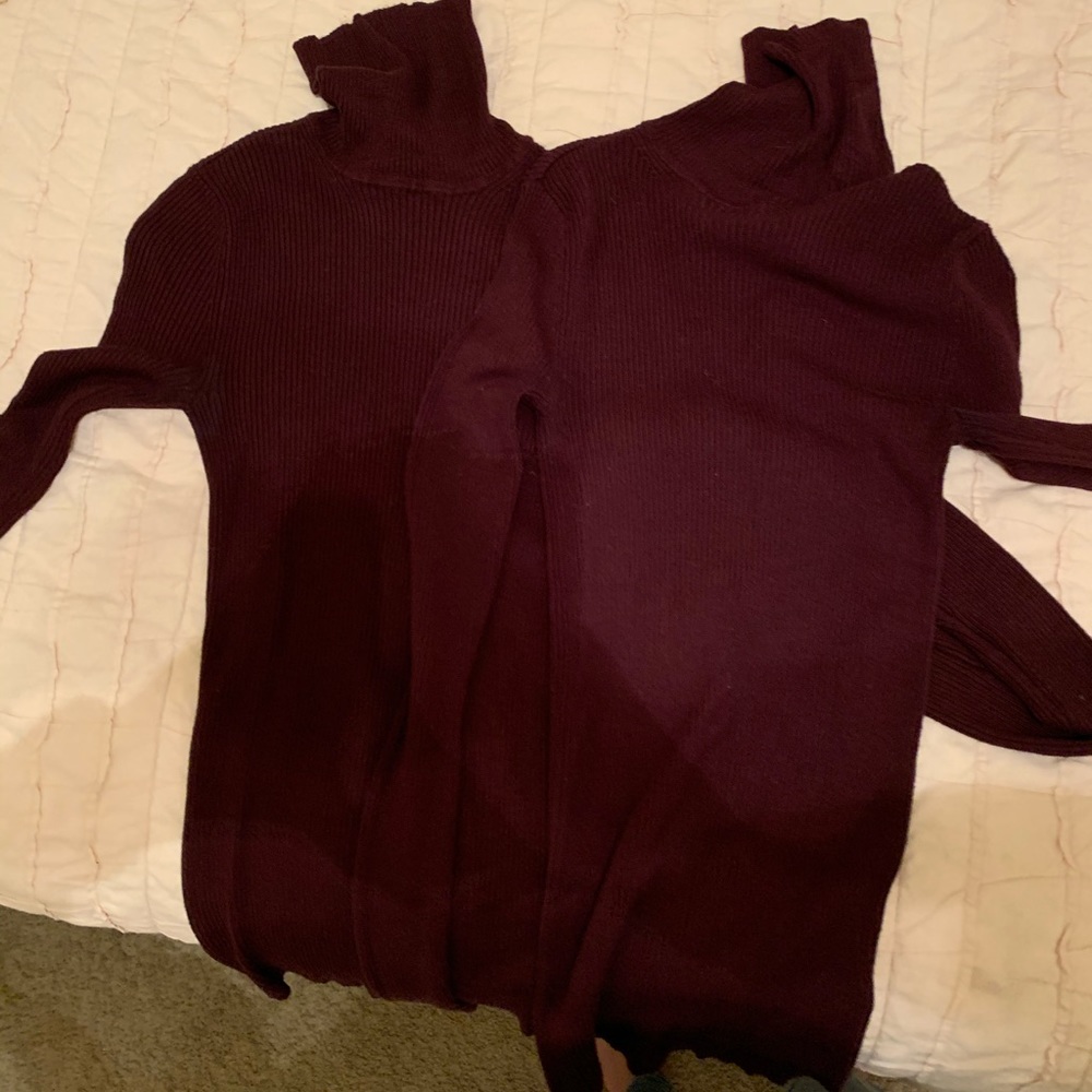 Express Ribbed Turtlenecks